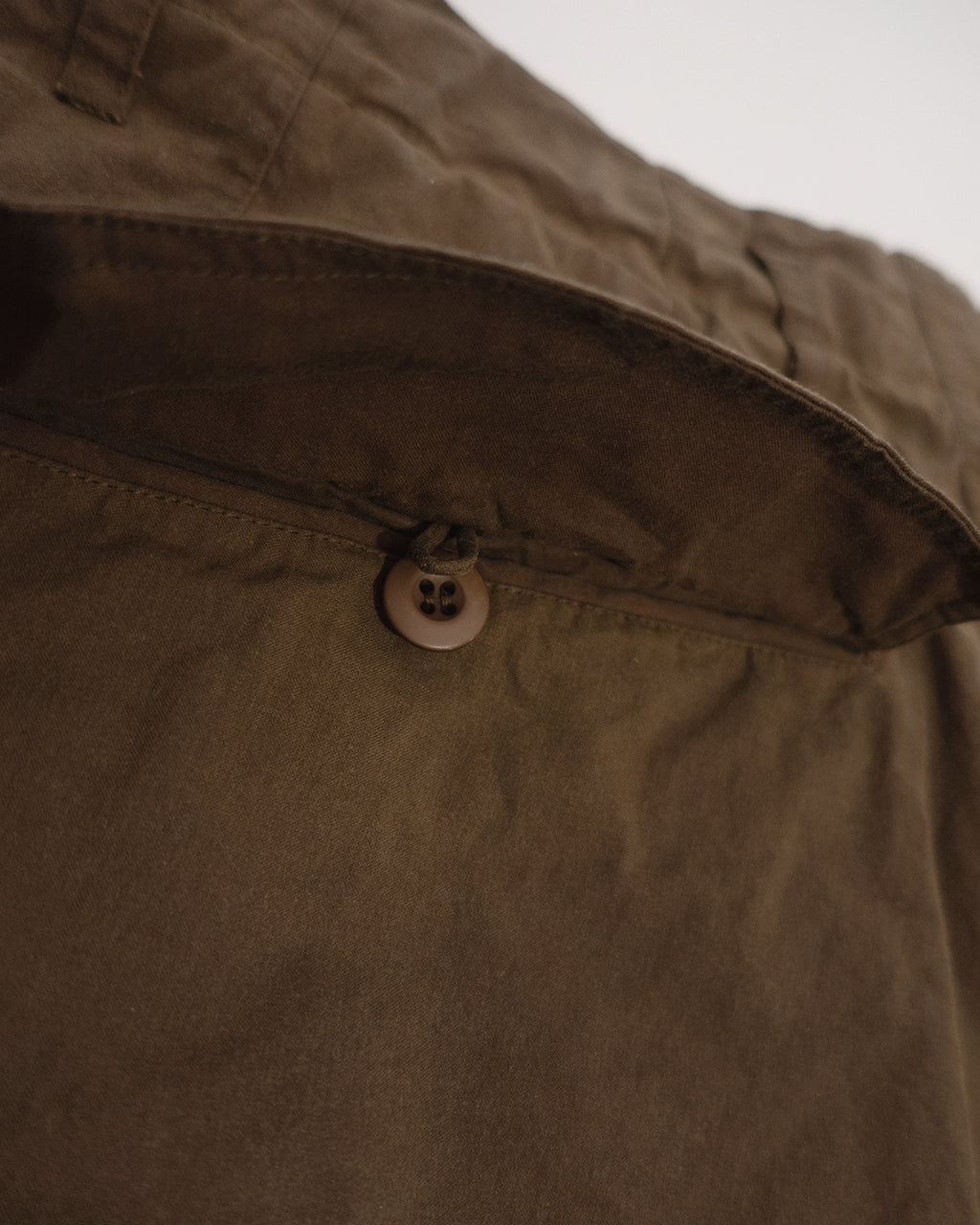 Oiled Wax Washed Moleskin Wide Baggy Pants <#camel>