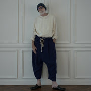 Ankle Length Easy Sarouel Pants.