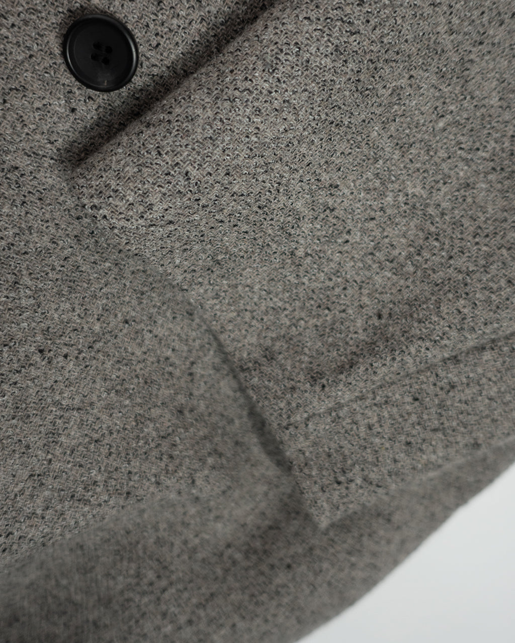 Wool Blend Double-Breasted Long Coat <#greige>