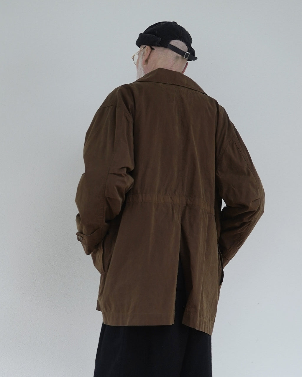 Oiled Wax Washed Moleskin 6-pocket Coverall  <#camel>