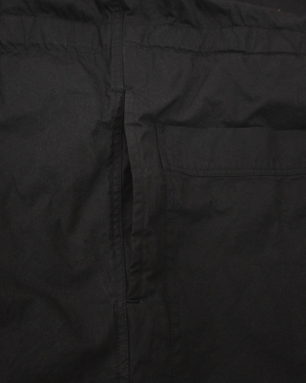 Oiled Wax Washed Moleskin 6-pocket Coverall <#black>