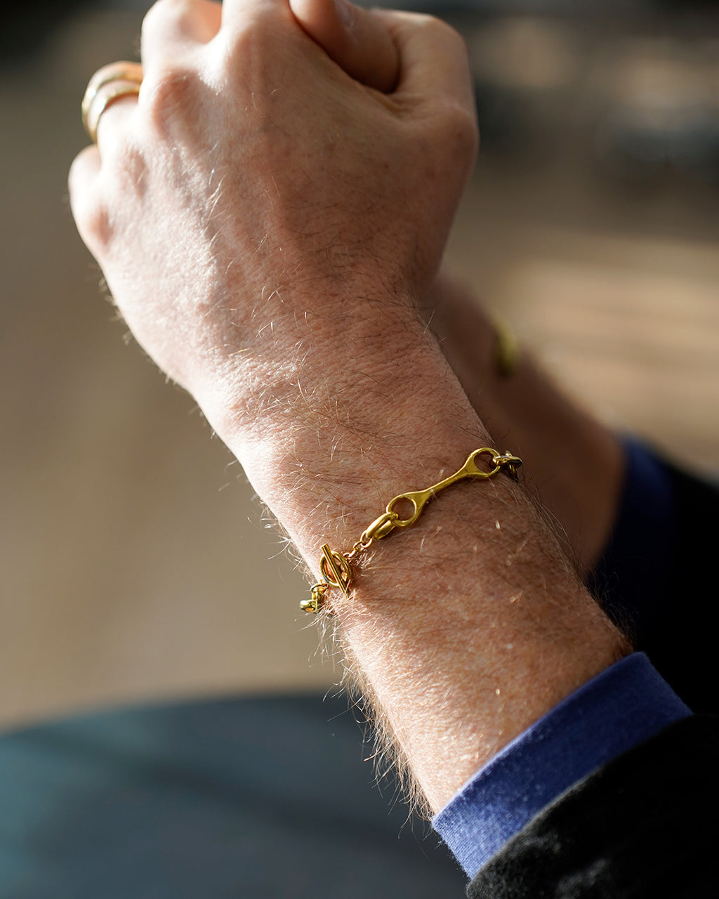 brass chane bracelet phalanx <#brass>