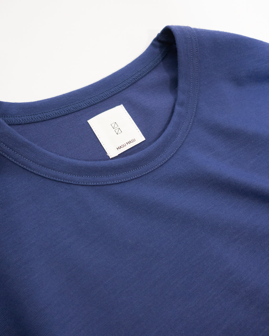 Super100s WOOL Plating Jersey S/S Logo TEE <#royal blue>