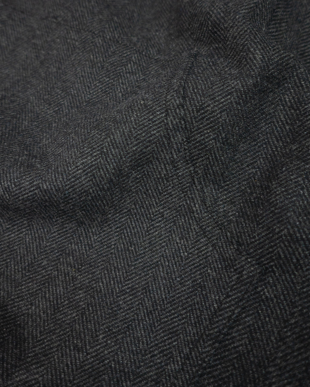Wool Blend Tweed Double-Knee Painter's Work Pants <#black>