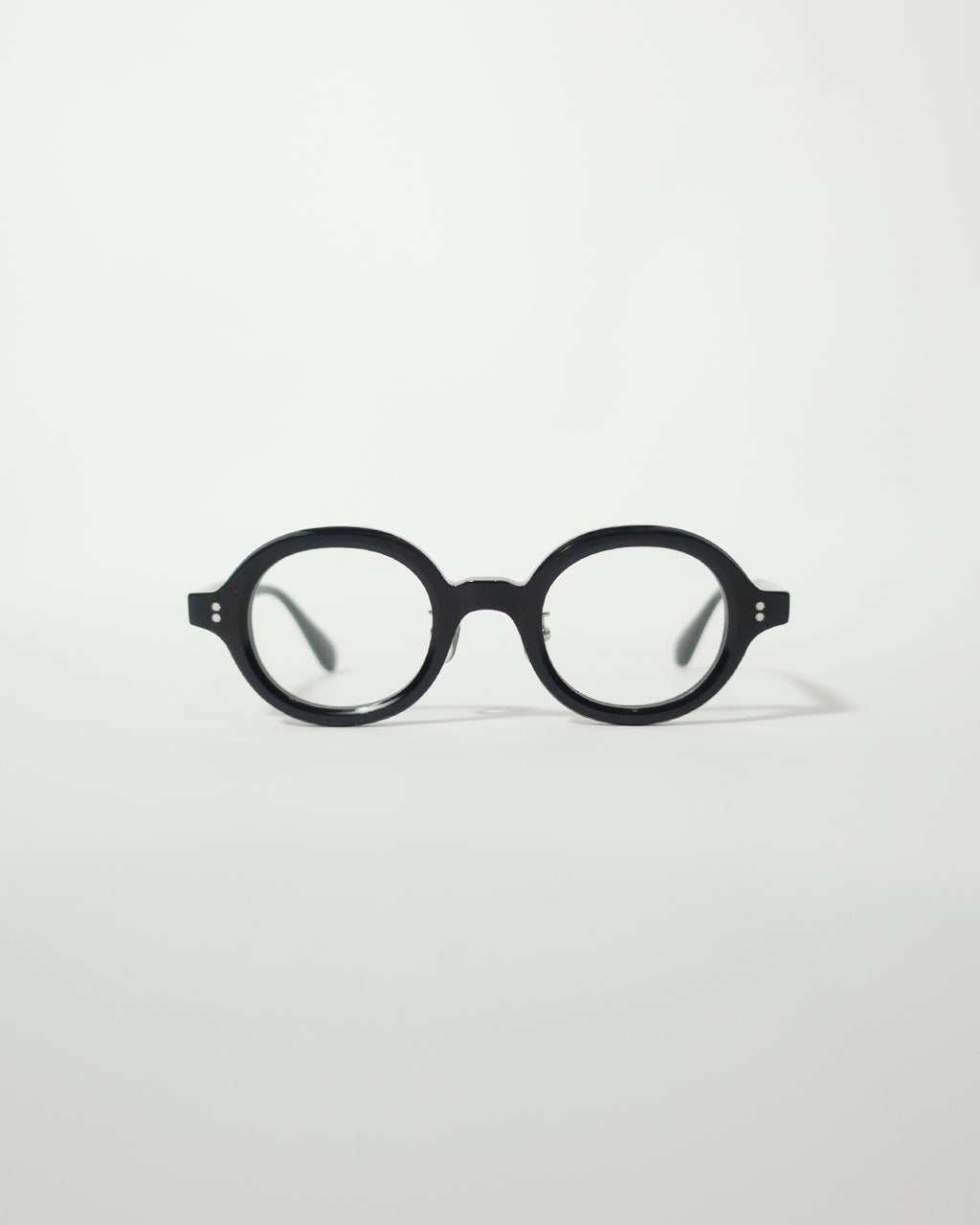 〼〼×Sabae Television Cut Modern Frame Glasses <#black>