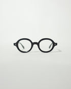 〼〼×Sabae Television Cut Modern Frame Glasses <#black>