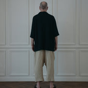 Waffle Russell V Neck 3/4 Sleeve Dolman Knit Pullover.