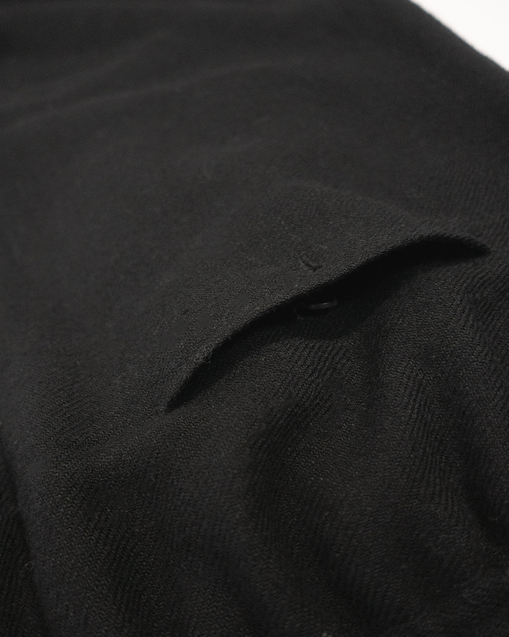 Shetland Wool Linen Rope Belt Easy Sarouel Pants <#black>