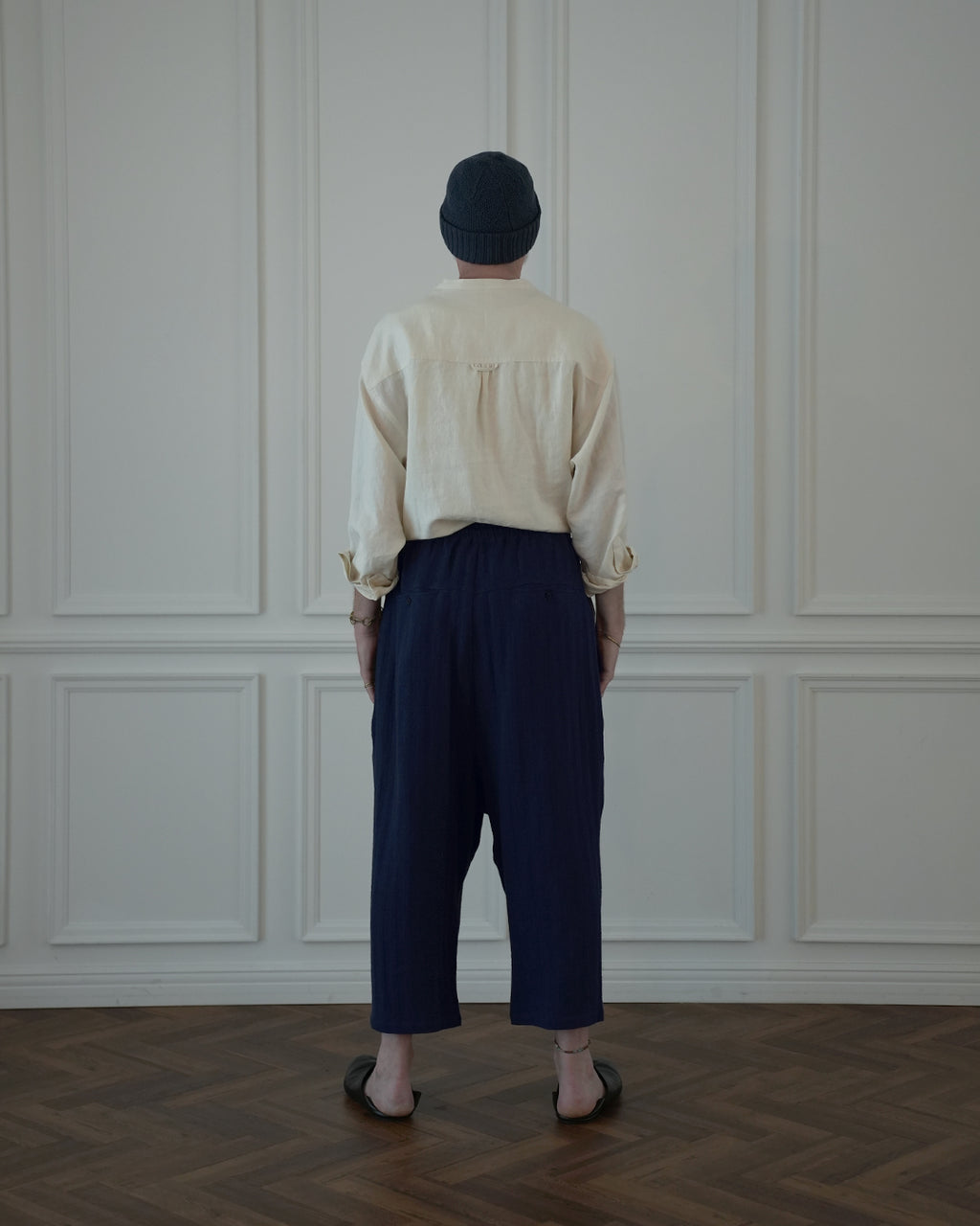 Ankle Length Easy Sarouel Pants.
