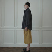 Layered Design Dress Military Shirt.