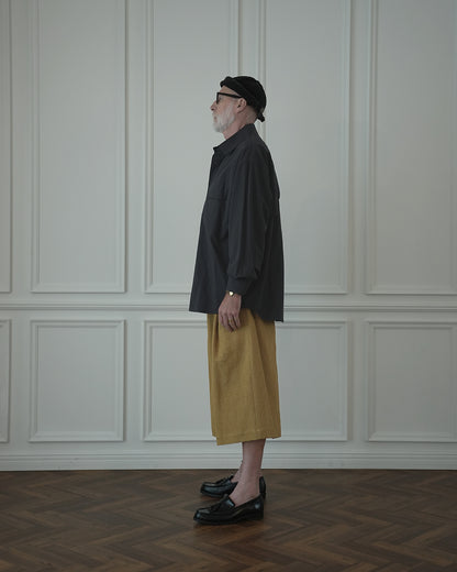 Layered Design Dress Military Shirt.