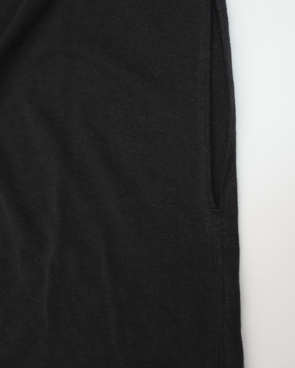Linen Jersey Inner Layered Front Slit Tank Top <#black>