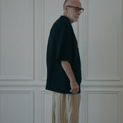 Waffle Russell V Neck 3/4 Sleeve Dolman Knit Pullover.