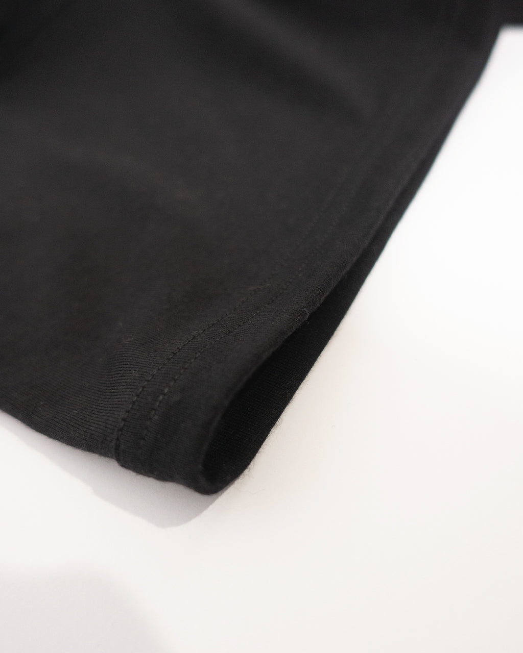Super100s WOOL Plating Jersey S/S Logo TEE <#black>