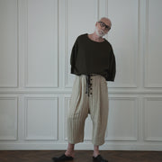 Ankle Length Easy Sarouel Pants.