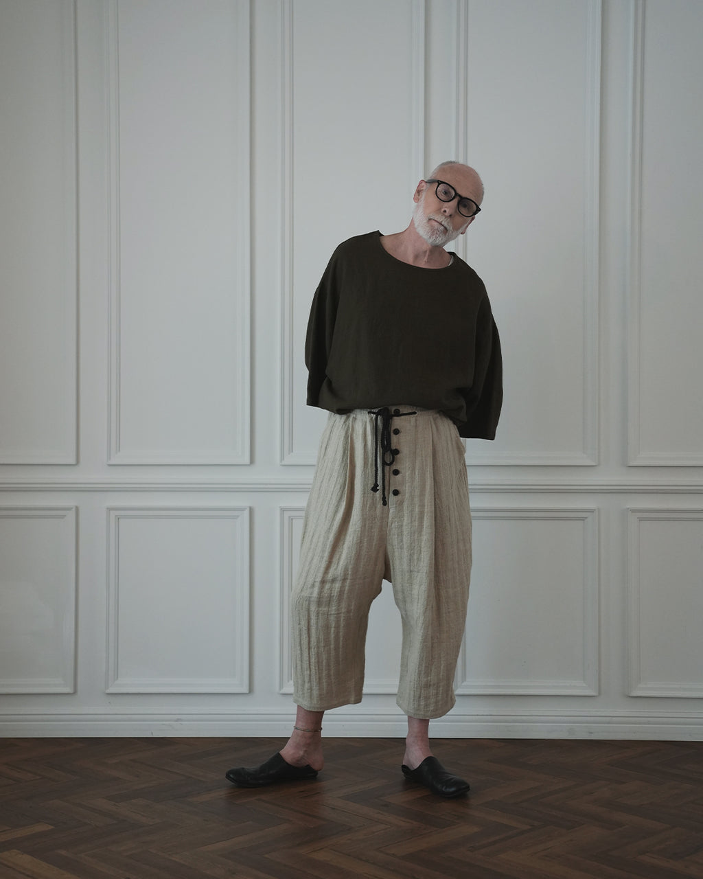 Ankle Length Easy Sarouel Pants.