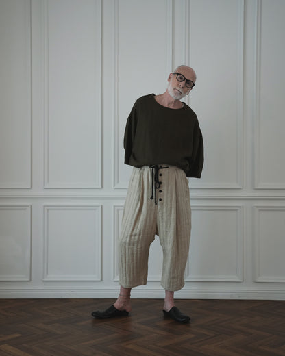 Ankle Length Easy Sarouel Pants.