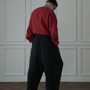 Ankle Length Easy Sarouel Pants.