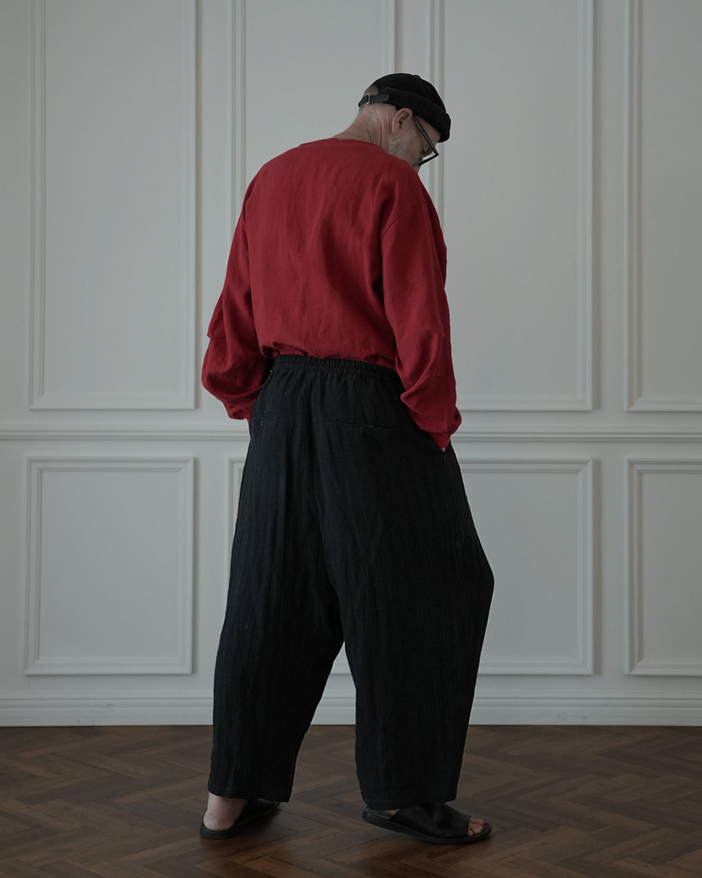 Ankle Length Easy Sarouel Pants.