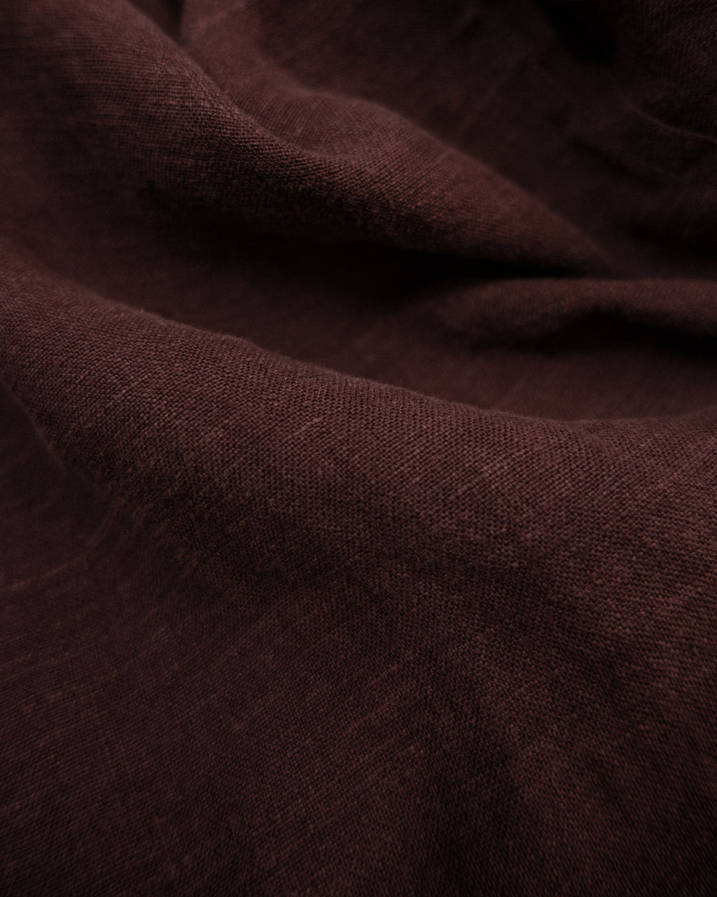 French Linen Back Belt Button Design V-Neck Vest <#burgundy>
