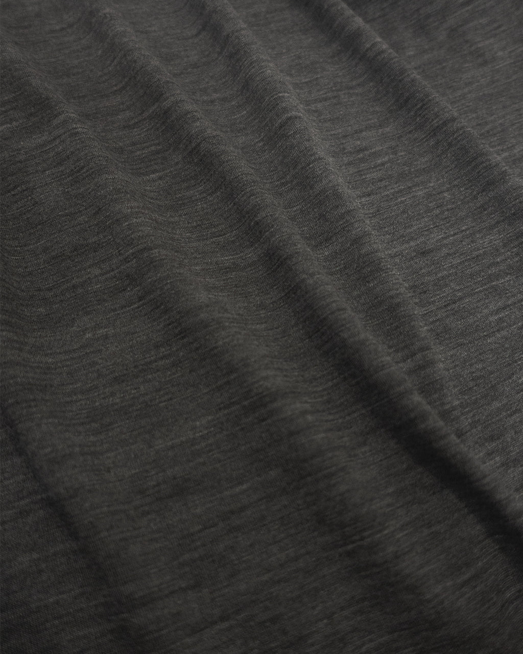 Super100s WOOL Plating Jersey S/S Logo TEE <#heather gray>