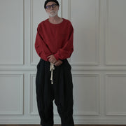 Ankle Length Easy Sarouel Pants.