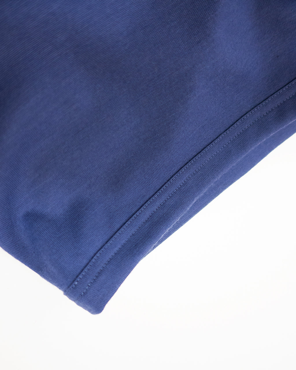Super100s WOOL Plating Jersey S/S Logo TEE <#royal blue>