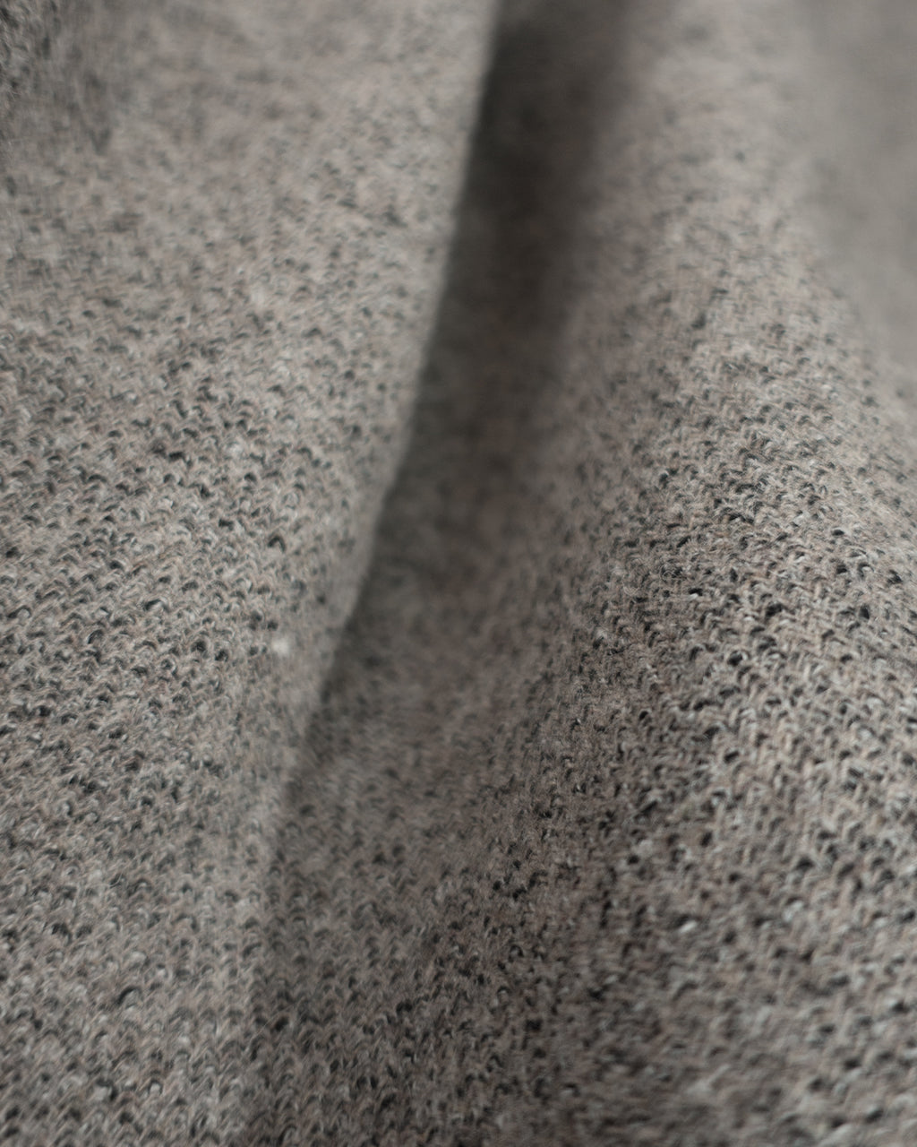 Wool Blend Double-Breasted Long Coat <#greige>