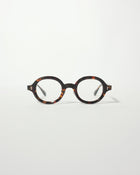 〼〼×Sabae Television Cut Modern Frame Glasses <#brown>
