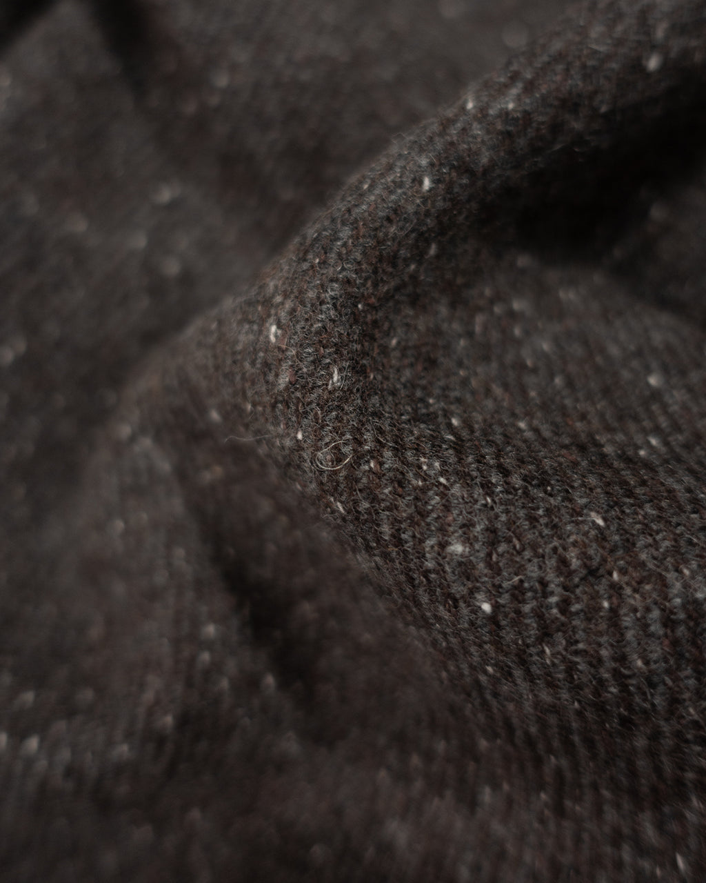 Wool Blend Tweed Double-Knee Painter's Work Pants <#brown>