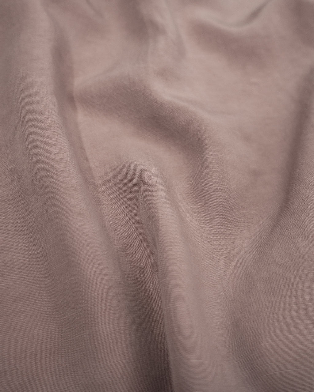 Linen-Tencel Double Pocket Regular Collar Over Shirt <#smoke pink>