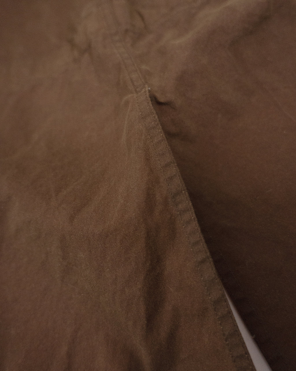 Oiled Wax Washed Moleskin 6-pocket Coverall  <#camel>