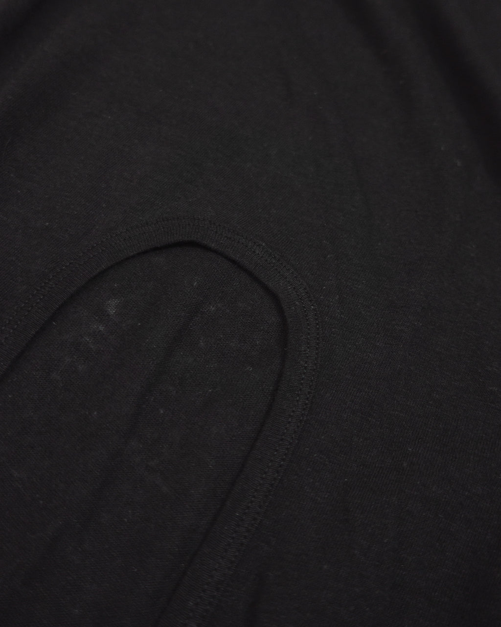 Linen Jersey Inner Layered Front Slit Tank Top <#black>