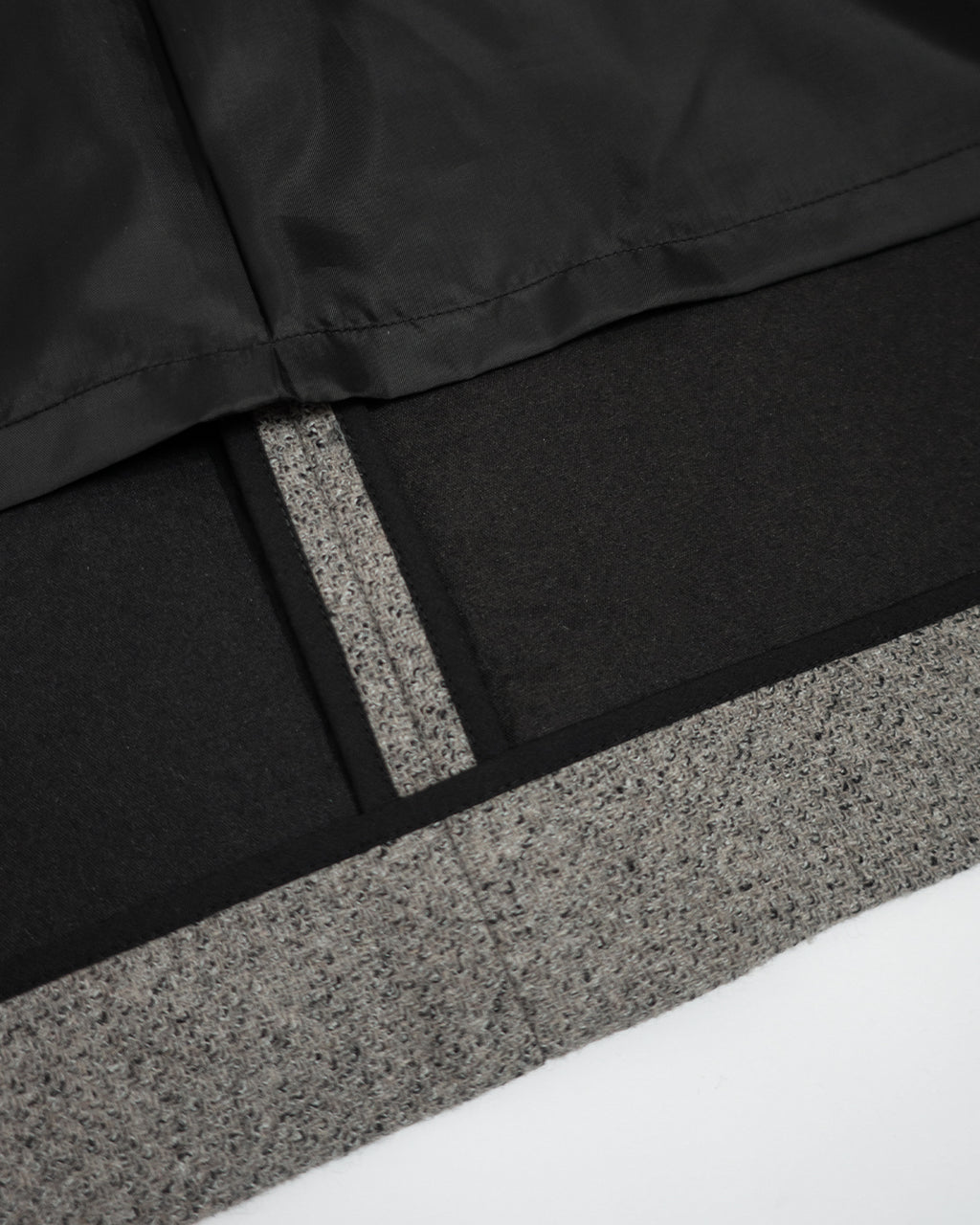 Wool Blend Double-Breasted Long Coat <#greige>