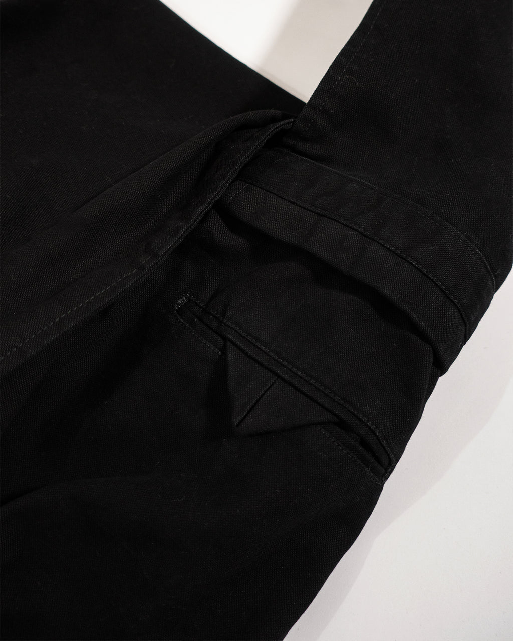 Cotton Canvas News Paper Bag <#black>