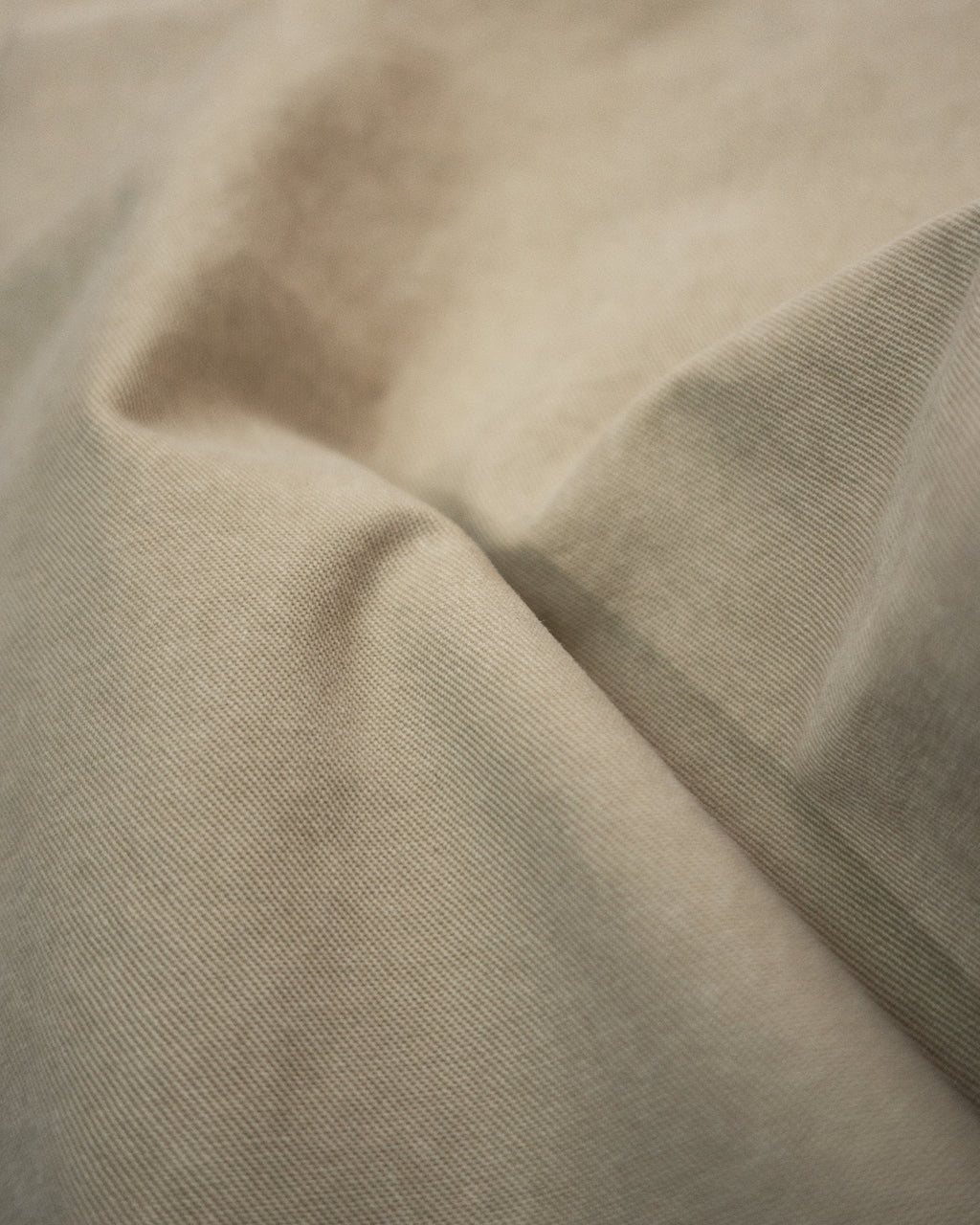 Cotton Chino Belted Wide Tapered 1Tuck Baggy Pants <#beige>