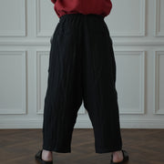 Ankle Length Easy Sarouel Pants.