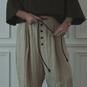 Ankle Length Easy Sarouel Pants.