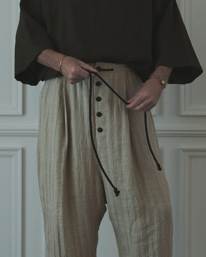 Ankle Length Easy Sarouel Pants.