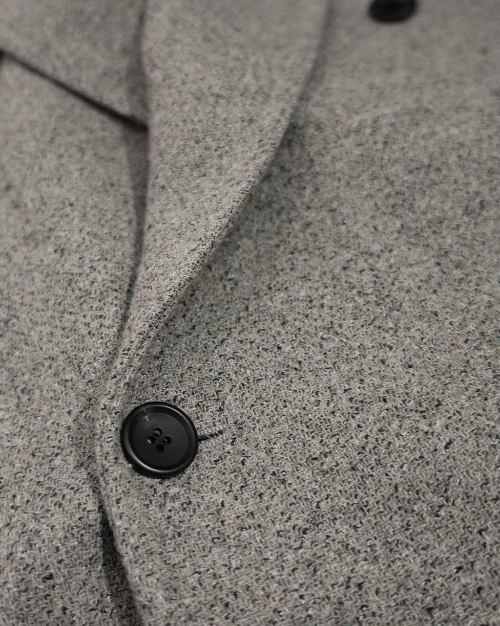 Wool Blend Double-Breasted Long Coat <#greige>