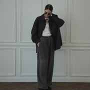 Layered Design Dress Military Shirt.