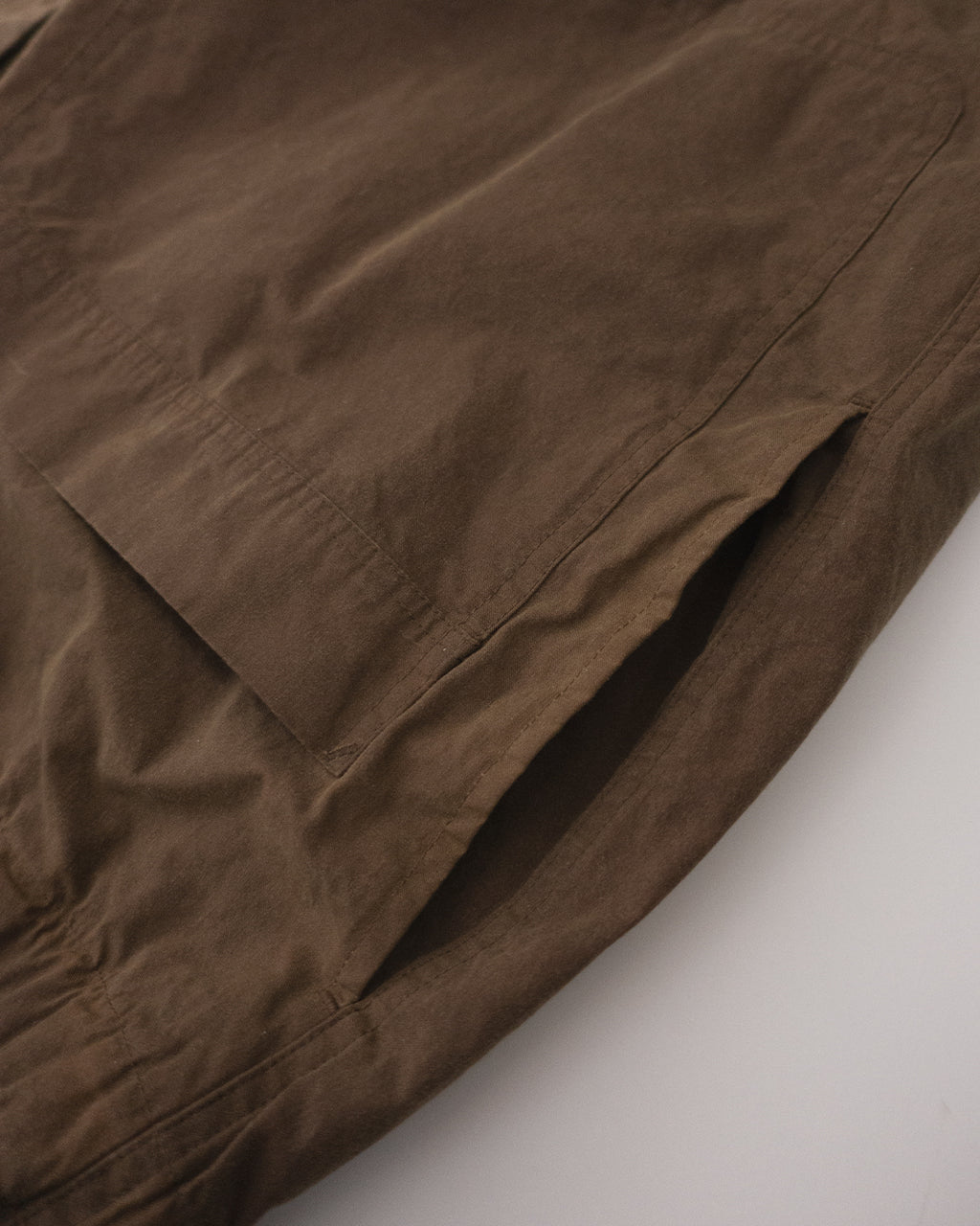 Oiled Wax Washed Moleskin 6-pocket Coverall  <#camel>
