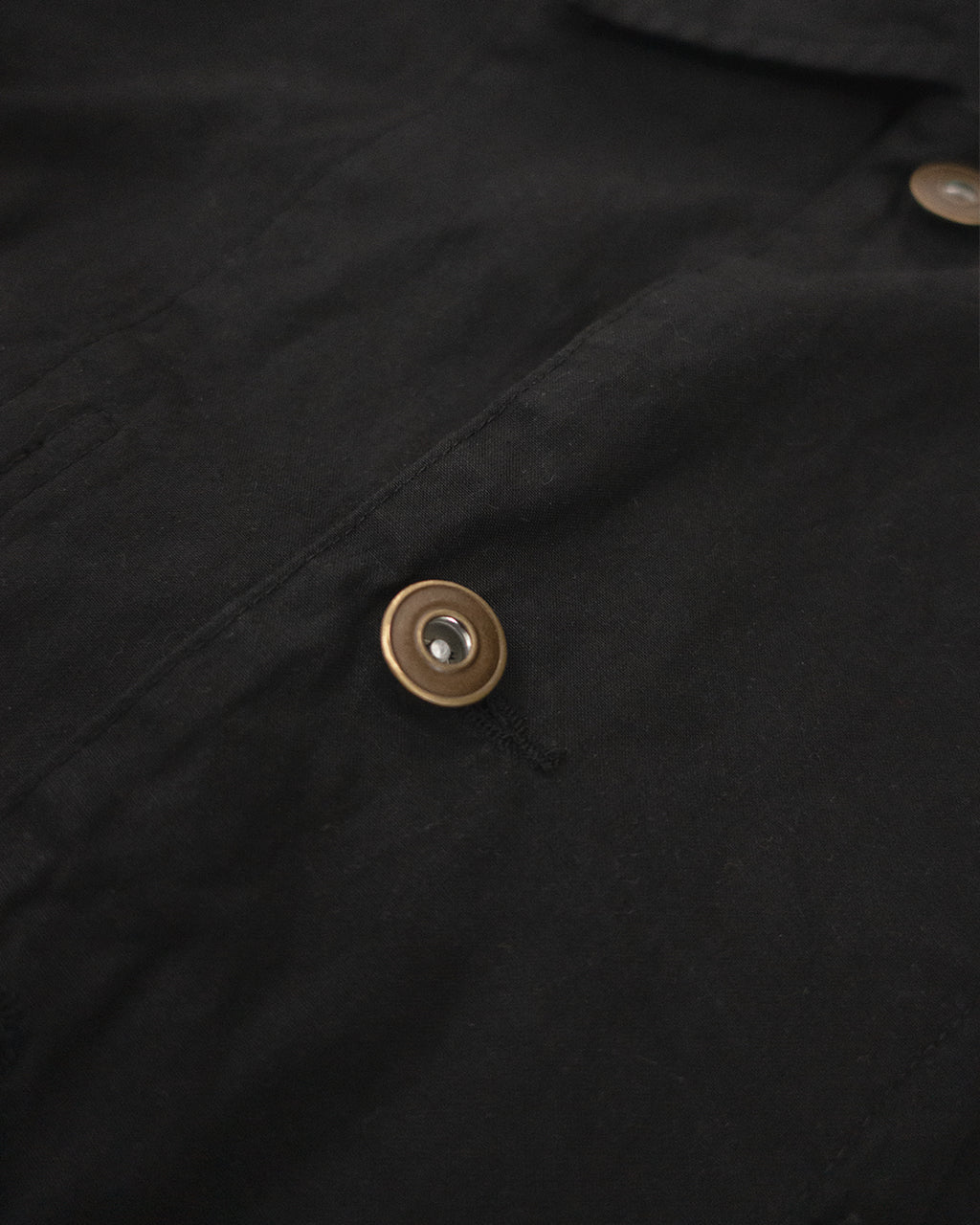 Oiled Wax Washed Moleskin 6-pocket Coverall <#black>