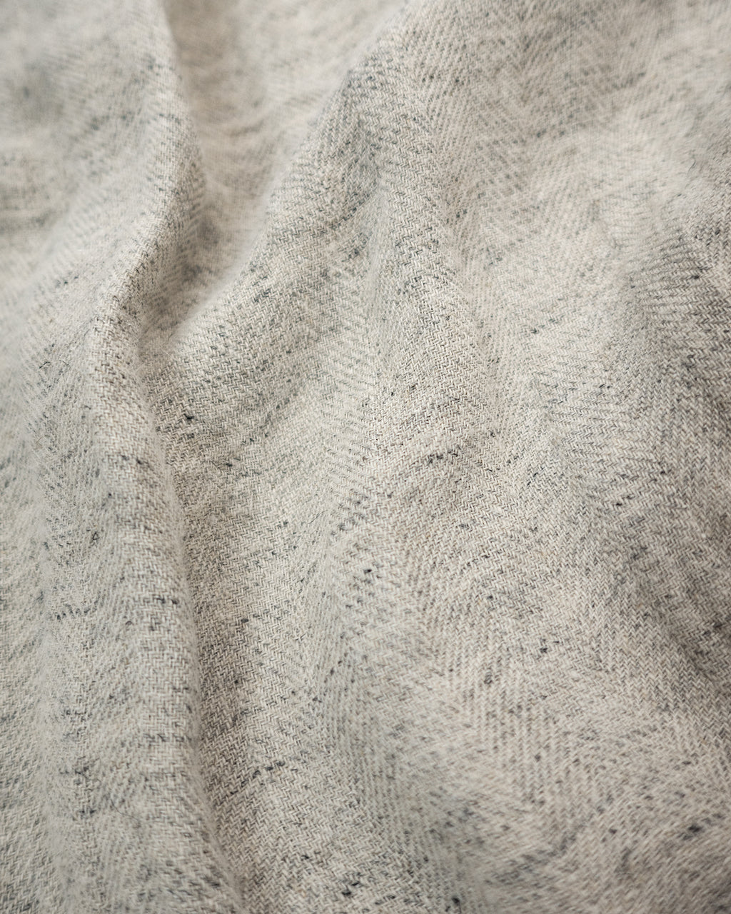Linen Herringbone M-43 Field Jacket <#heather gray>