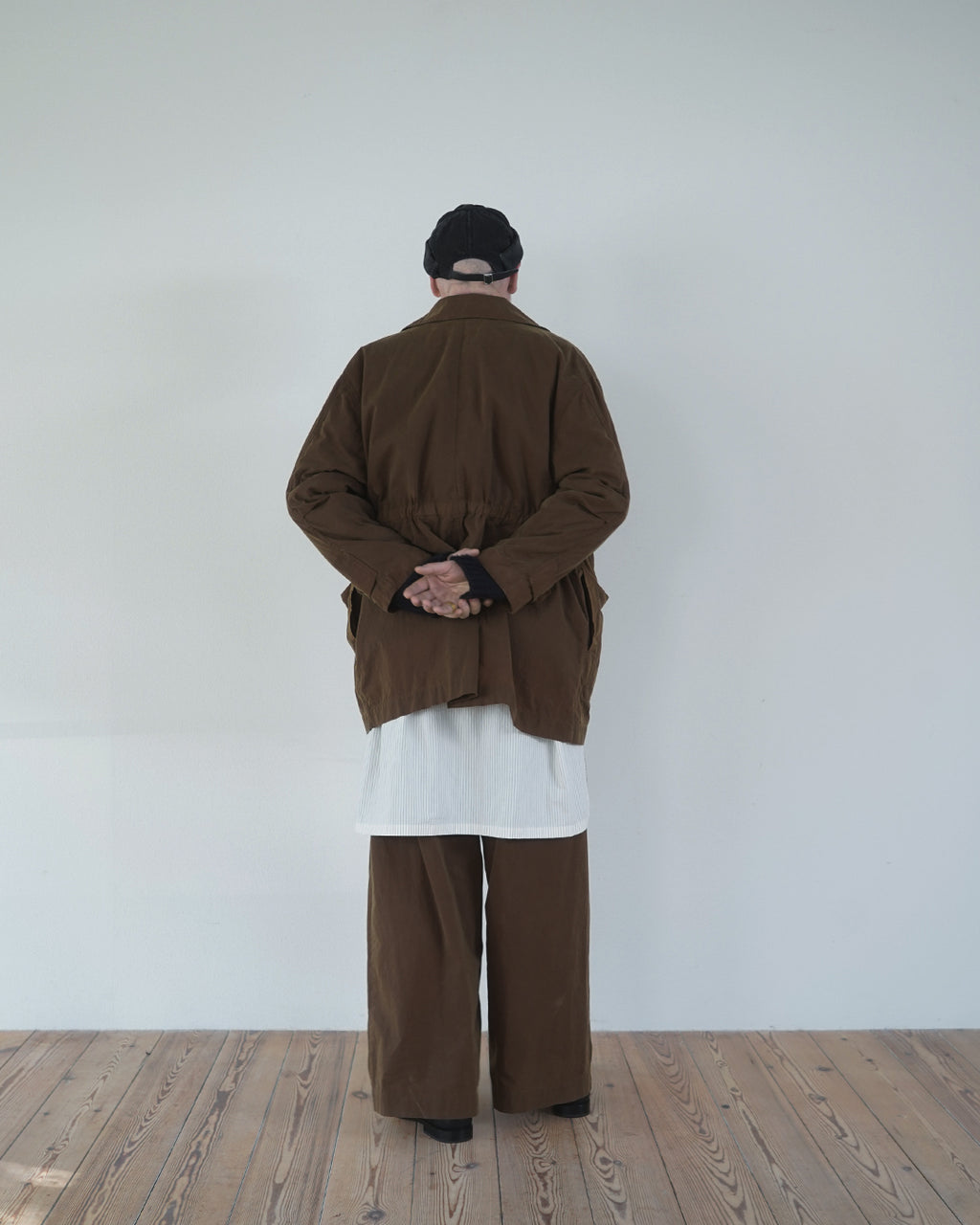 Oiled Wax Washed Moleskin 6-pocket Coverall  <#camel>