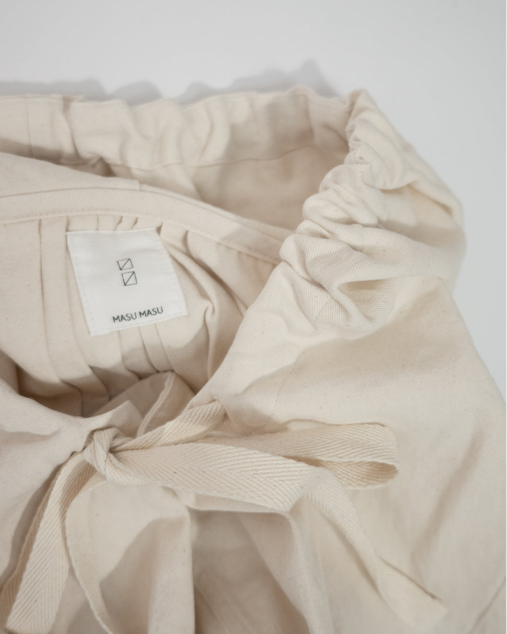 Brushed Cotton Flannel Biowash French Anorak Parka <#ivory>