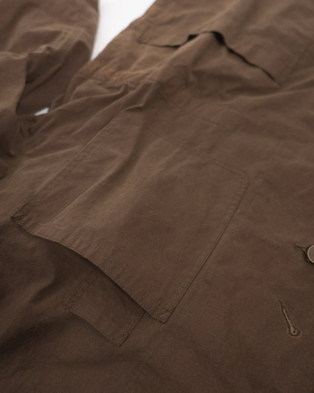 Oiled Wax Washed Moleskin 6-pocket Coverall  <#camel>